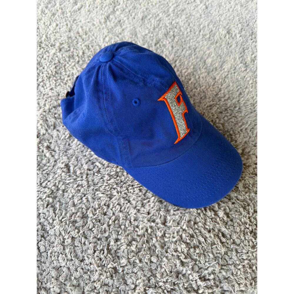Florida Gators Strapback Hat Blue One Size Embroidered Glitter Top of the World